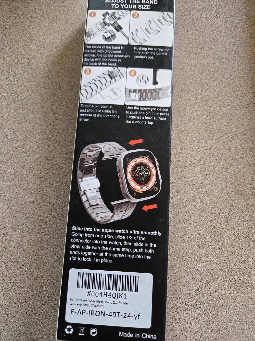 Stainless Steel Watch Band